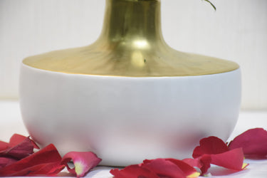 Red Rose Ceramic Vase Arrangement